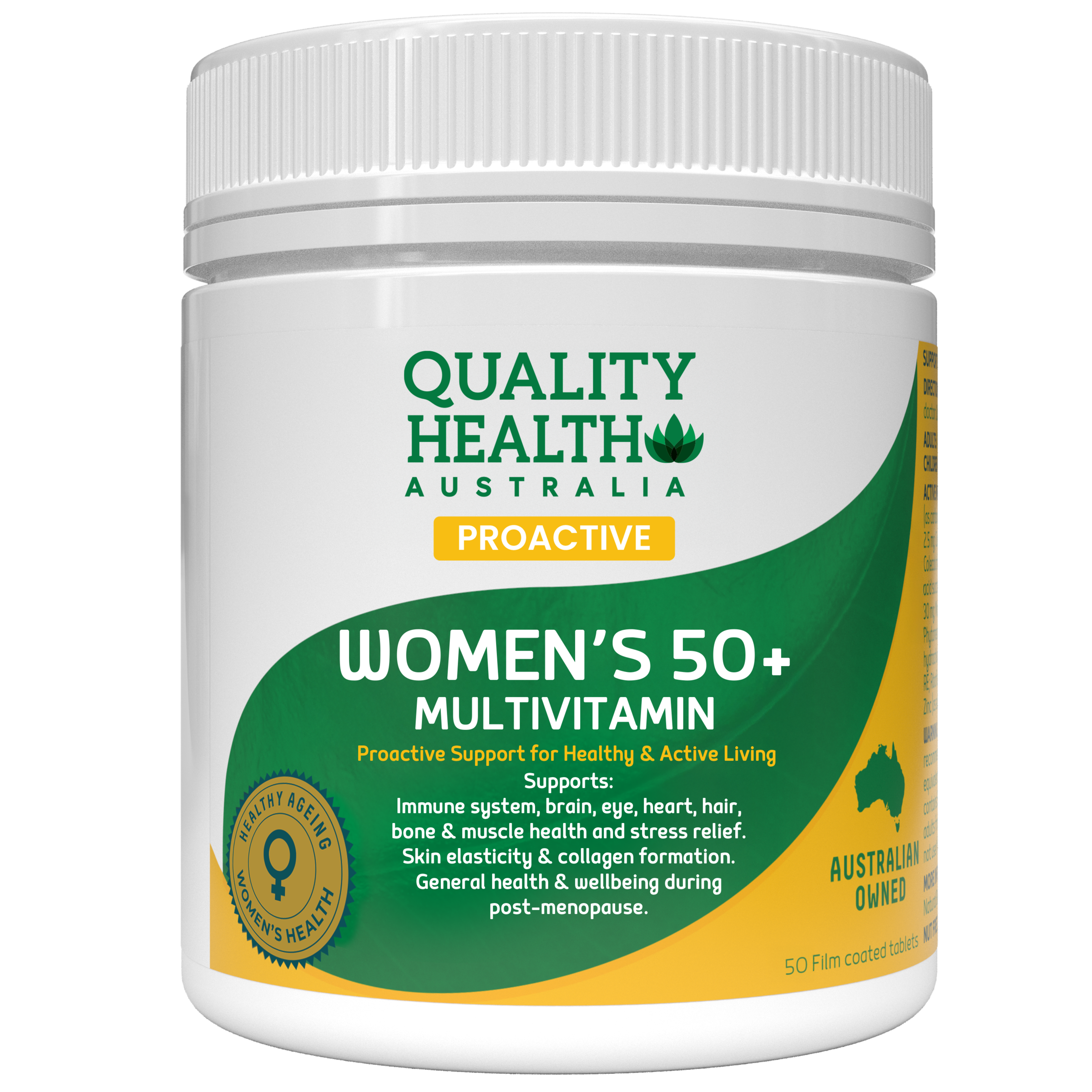 QUALITY HEALTH PROACTIVE WOMEN'S 50+ MULTIS 50s